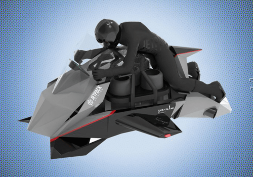 JetPack Aviation Speeder - первый в мире реактивный мотоцикл с реактивным двигателем